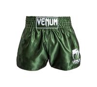 VENUM Classic Pantalones Cortos De Muay Thai - Caqui/Blanco - XL