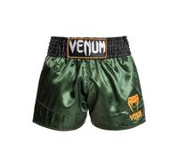 Venum Classic Pantalones Cortos De Muay Thai - Verde/Negro/Oro - L