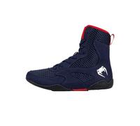 Venum Contender Boxing Shoes, Zapatillas de Boxe Hombres, Azul Marino y Rojo, 9.5 Men/11 Women