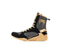 Venum Elite Boxing Shoes, Zapatos de Boxeo Hombre, Negro Beige, 46 EU
