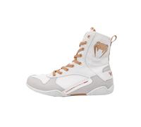 Venum Elite Boxing Shoes, Zapatos de Boxeo Hombre, Oro Blanco, 40 EU
