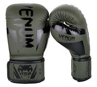 Venum Elite Guantes de Boxeo, Unisex Adulto, Caqui/Negro, 14 oz