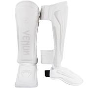 Venum Elite Standup espinilleras, Unisex, Color White/White, tamaño Mediano