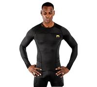 Venum G-Fit Rashguard De Mangas Largas, Hombre, Negro / Dorado, XXL