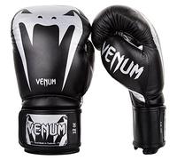 Venum Giant 3.0 Guantes de Boxeo, Muay Thai, Kickboxing, Unisex Adulto, Negro/Plateado, 10 Oz