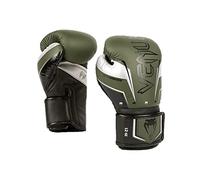 Venum Guantes de Boxeo Elite EVO, Caqui/Plata, 10 Oz