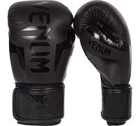 Venum Guantes de Boxeo Elite - Negro/Negro - 12-Ounce