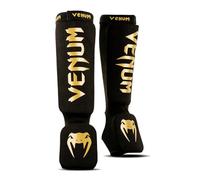 Venum VENUM-0480-126-XL Espinilleras, Adultos Unisex, Negro/Oro, XL