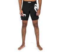 Venum Light 5.0 Fight Shorts Pantalones Cortos, Negro/Blanco, Large para Hombre