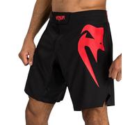 Venum Light 5.0 Fight Shorts Pantalones Cortos, Negro/Rojo, L para Hombre