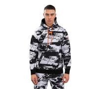 Venum UFC Zenith para Hombre Negro-Blanco-Naranja Authentic Fight Week Sudadera con Capucha Cremallera - S