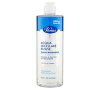 Venus - Agua micelar bifásica, desmaquillante impermeable ultrarrápido, para rostro de ojos y labios, garantiza una limpieza suave y deja la piel suave después de su uso, ideal para ojos sensibles,