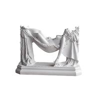 Venus de Milo - Escultura de resina nórdica, busto blanco griego para sala de estar, estantería, escritorio, exhibición interior, figura decorativa clásica