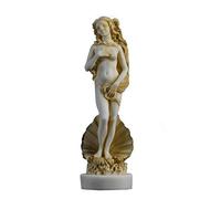 Venus En Ascenso Afrodita Diosa Griega Hija De Zeus Estatua En Tono Dorado 16 cm