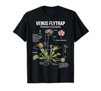 Venus Flytrap Plant Science Carnivorous Botany Stem Camiseta