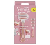 Venus Gillette Comfortglide Spa Breeze Cuchillas de Afeitar Mujer, 3 Recambios con 3 Hojas Y Barras de Gel para Una Depilación Suave, Apurada Y Duradera