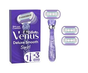 Venus Gillette Swirl Recambios Para Cuchillas y Maquinilla de Afeitar Mujer, Pack de 6 unidades