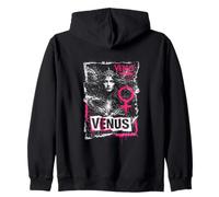 Venus Grunge un símbolo de Diosa para el Poder Femenino Sudadera con Capucha