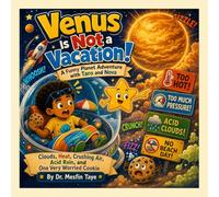 Venus Is Not A Vacation!: A Funny Planet Adventure with Taro and Nova - Clouds, Heat, Crushing Air, Acid Rain, and One Very Worried Cookie (Taro and Nova's Funny Science Adventures)