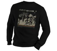 Venus Style Artemis II Vintage Moon Mission Retro Astronaut Around The Moon NASA Space Exploration Jersey Unisex Negro Size L
