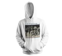 Venus Style Artemis II Vintage Moon Mission Retro Astronaut Around The Moon NASA Space Exploration Sudadera con Capucha Unisex Blanca Size L