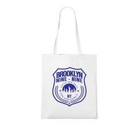 Venus Style Bolsa Brooklyn Nine-Nine Emblema Policía New York Detective Shield Bolsa Tote Blanca
