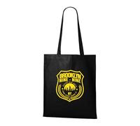 Venus Style Bolsa Brooklyn Nine-Nine Emblema Policía New York Detective Shield Bolsa Tote Negra