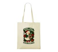 Venus Style Bolsa de Tela Ganso Navideño ¡Oops! Me Llevé Otro Libro - Amante de la Lectura Bolsa Tote Natural