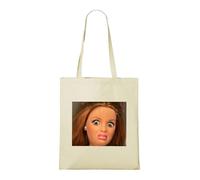 Venus Style Bolsa Muñeca Mirada de Lado Juicio Silencioso Meme Gracioso Expresión Incómoda Bolsa Tote Natural