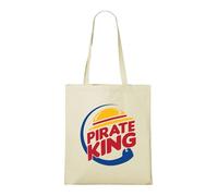 Venus Style Bolsa Pirate King Straw Hat - Parodia Anime Humor Retro Logo Fist Bolsa Tote Natural