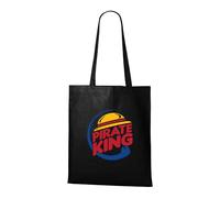 Venus Style Bolsa Pirate King Straw Hat - Parodia Anime Humor Retro Logo Fist Bolsa Tote Negra