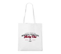 Venus Style Bolsa Tote Hockey Club Vintage Script Logo Retro Sports Montreal Voyageurs Bolsa Tote Blanca