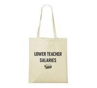 Venus Style Bolsa Tote Sarcasmo Salarios Docentes Bajos - Humor e Ironía Bolsa Tote Natural