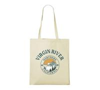 Venus Style Bolsa Vintage Mountain Sunset Northern California Virgin River Retro Nature Hiking Bolsa Tote Natural