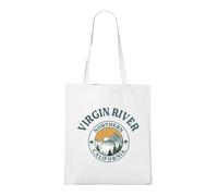 Venus Style Bolsa Vintage Mountain Sunset Northern California Virgin River Retro Nature Hiking Bolsa Tote Blanca
