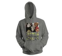 Venus Style Cowboy Bebop Anime Fan Art Spike Jet Faye Ein Ed Space Bounty Hunter Sci-Fi Manga Gift Retro Classic Japanese Cool Vibes Sudadera con Capucha Unisex Gris Size 3XL