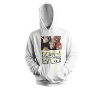 Venus Style Cowboy Bebop Anime Fan Art Spike Jet Faye Ein Ed Space Bounty Hunter Sci-Fi Manga Gift Retro Classic Japanese Cool Vibes Sudadera con Capucha Unisex Blanca Size 3XL