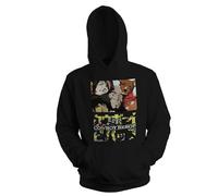 Venus Style Cowboy Bebop Anime Fan Art Spike Jet Faye Ein Ed Space Bounty Hunter Sci-Fi Manga Gift Retro Classic Japanese Cool Vibes Sudadera con Capucha Unisex Negra Size 3XL
