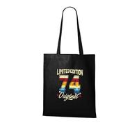 Venus Style Edición limitada 1979 Original Vintage Retro 70s Cumpleaños Aniversario Gráfico Bolsa de mano, Black