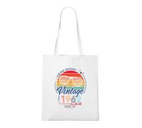 Venus Style Edición limitada Vintage 1963 Birthday Aged To Perfection Retro Sunset Tote Bag, White