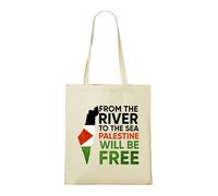 Venus Style From The River To The Sea Palestine Will Be Free - Bolsa Solidaridad Mapa Palestina Bolsa Tote Natural
