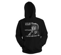 Venus Style Steve Mcqueen Motorcycle Biker Cool Retro Vintage Classic How Are The Brakes I Don't Know Never Touch Them Sudadera con Capucha Unisex Negra Size XXL