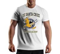 Venus Style UC 1997 Santa Cruz Banana Slugs Epic Cosplay Réplica Pulp Fiction Vincent Vega - Camiseta para hombre, blanco, M