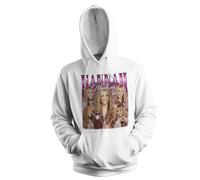 Venus Style Vintage Y2K Hannah Montana Pop Culture Nostalgia Sudadera con Capucha Unisex Blanca Size L