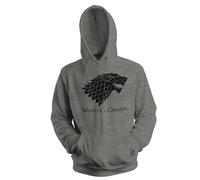 Venus Style Winter Is Coming Wolf Stark House GOT Thrones - Sudadera unisex con capucha, gris, XL
