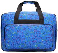 Venus valink Máquina de Coser Bolsa, Gran Capacidad Viaje Bolso Tote, Bolsas Almacenaje,Costura Organizador,Multiusos Costura Herramientas Mano Portando Fundas Labores - Azul, S/38x18x25cm