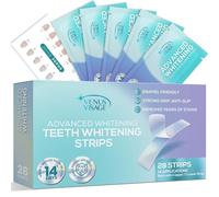 Venus Visage Tiras Blanqueadoras Dientes 28 Tiras (Pack 14) - Blanqueador Dental Profesional - Kit Blanqueamiento Dental para unos Dientes Blancos - Cuidado Dental en Casa (Menta)