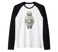 Venus Von Willendorf Arte prehistórico Body Positive Camiseta Manga Raglan