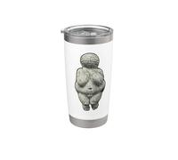 Venus von Willendorf Arte Prehistórico Cuerpo Positivo Vaso térmico de acero inoxidable de doble pared