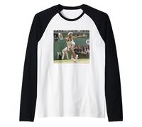Venus Williams Vs Serena Wimbledon Final de Tenis 2002 Camiseta Manga Raglan